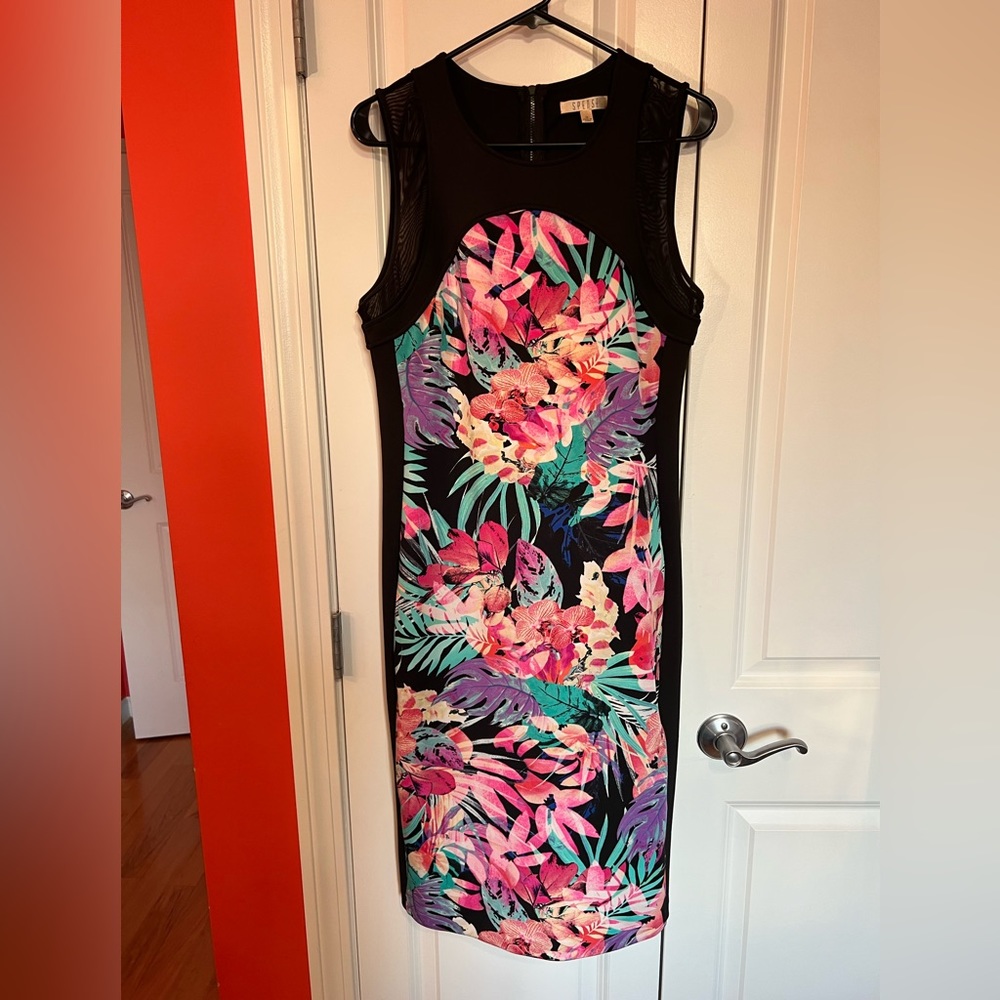 Spense 3/4 length floral dress